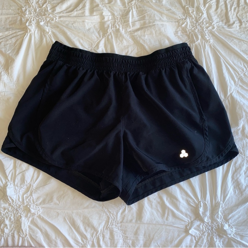 DONATED Teo Gear Black Running Shorts Size L